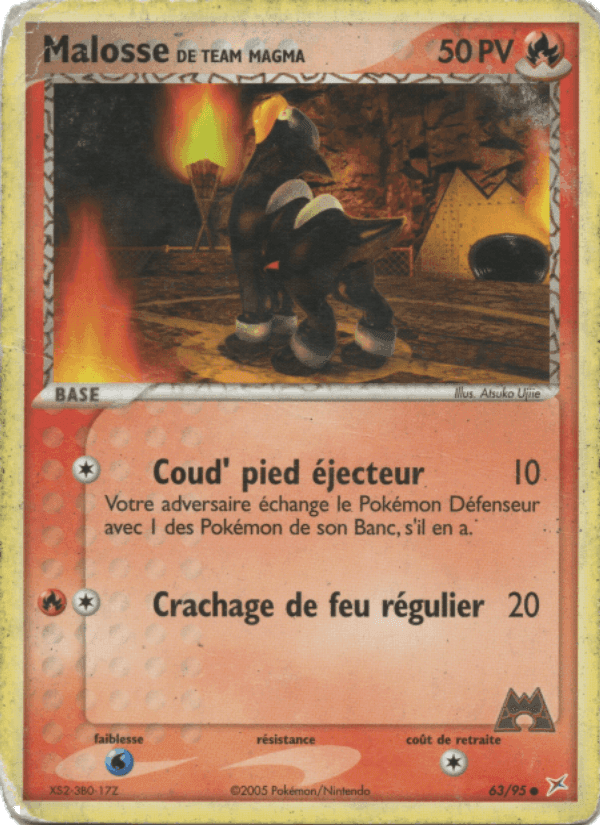 Malosse de Team Magma, carta 63 de EX Team Magma vs Team Aqua