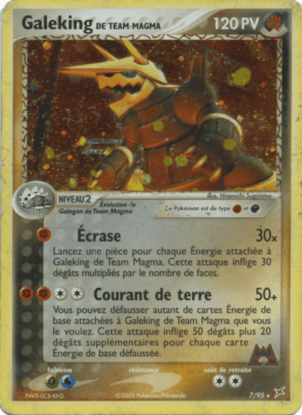 Galeking de Team Magma, carta 7 de EX Team Magma vs Team Aqua