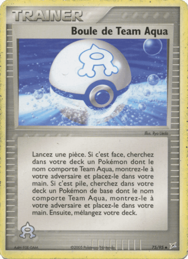 Boule de Team Aqua, carte 75 de EX Team Magma vs Team Aqua
