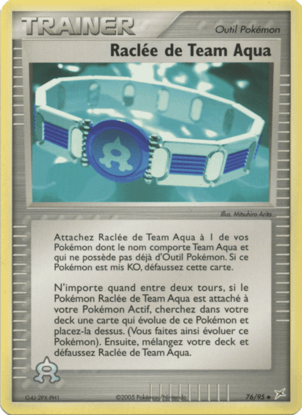 Raclée de Team Aqua, carte 76 de EX Team Magma vs Team Aqua