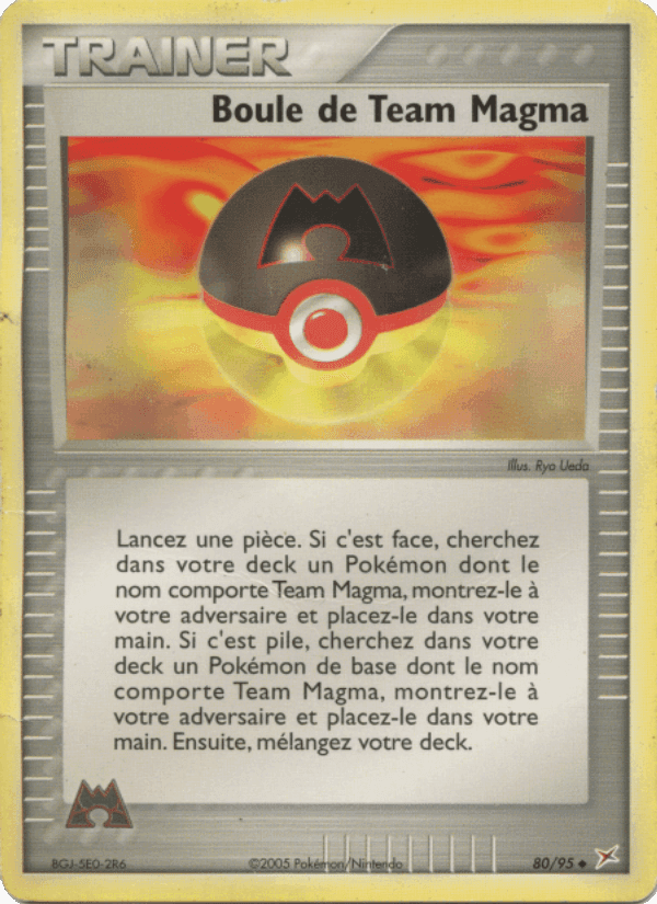 Boule de Team Magma, carte 80 de EX Team Magma vs Team Aqua