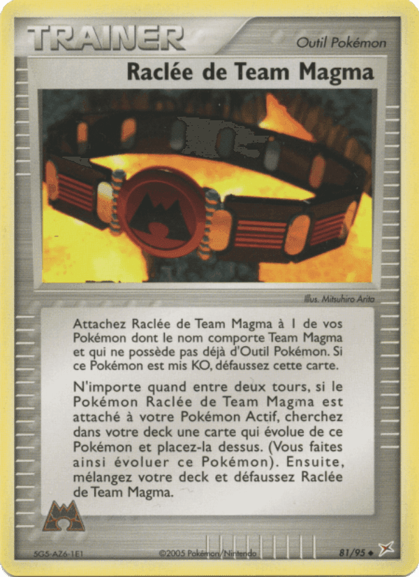 Raclée de Team Magma, card 81 from EX Team Magma vs Team Aqua