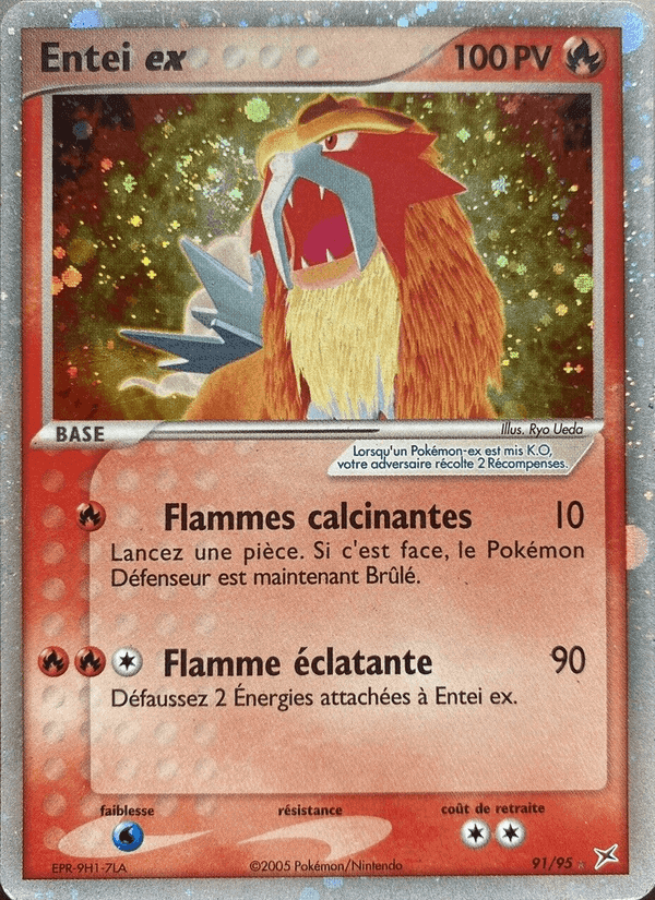 Entei ex, carte 91 de EX Team Magma vs Team Aqua