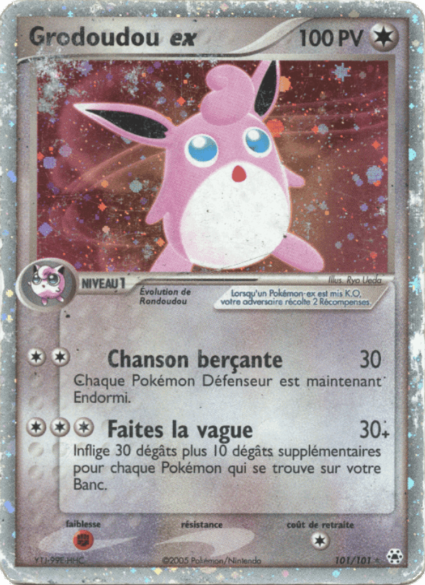 Grodoudou ex, carte 101 de EX Légendes Oubliées