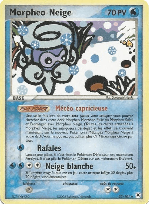 Morpheo Neige, carta 25 di EX Légendes Oubliées