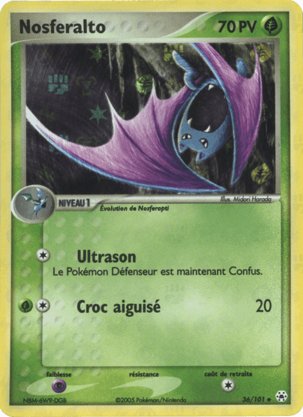 Nosferalto, carte 36 de EX Légendes Oubliées