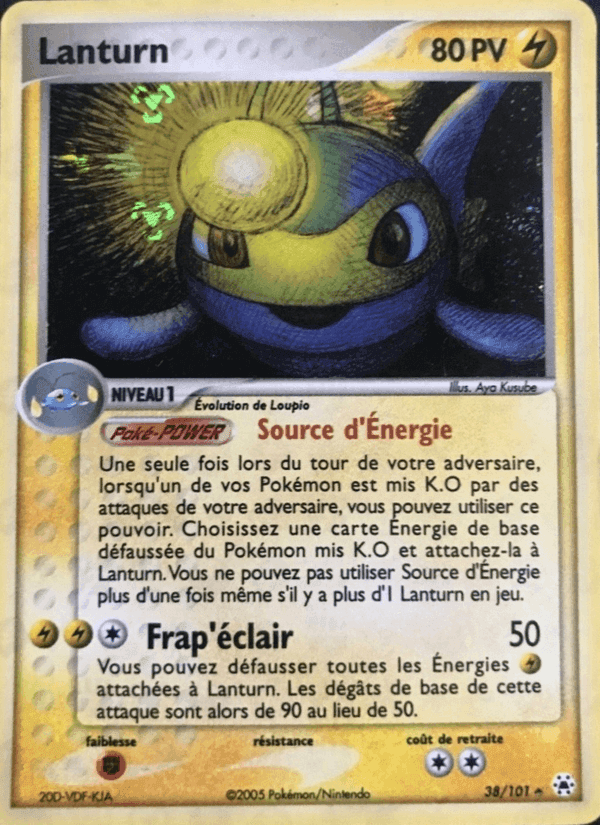 Lanturn, carte 38 de EX Légendes Oubliées