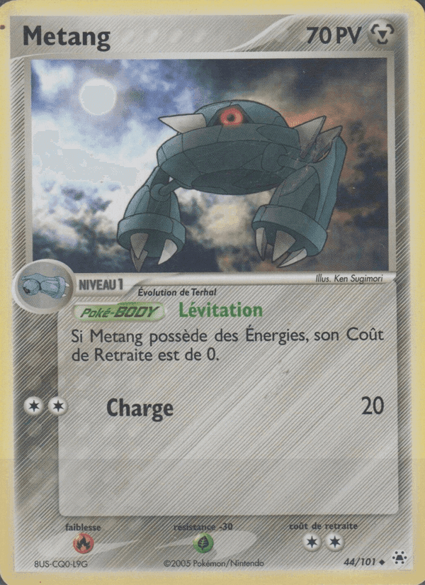 Métang, carte 44 de EX Légendes Oubliées