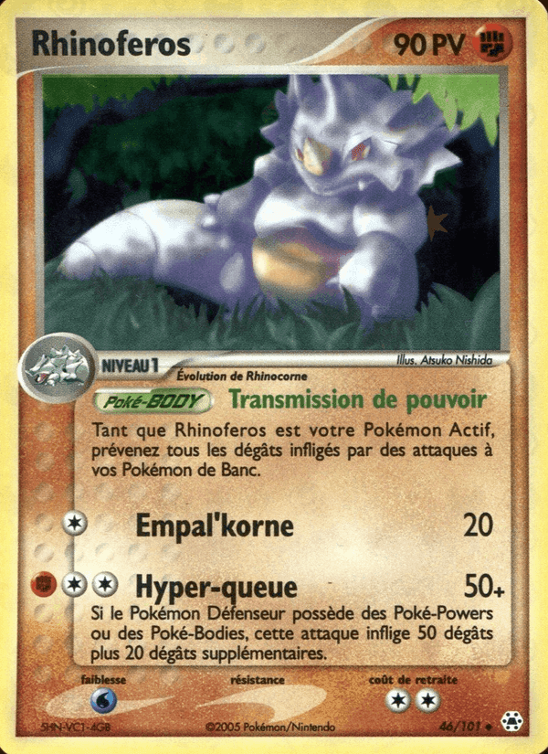 Rhinoféros, carta 46 de EX Légendes Oubliées