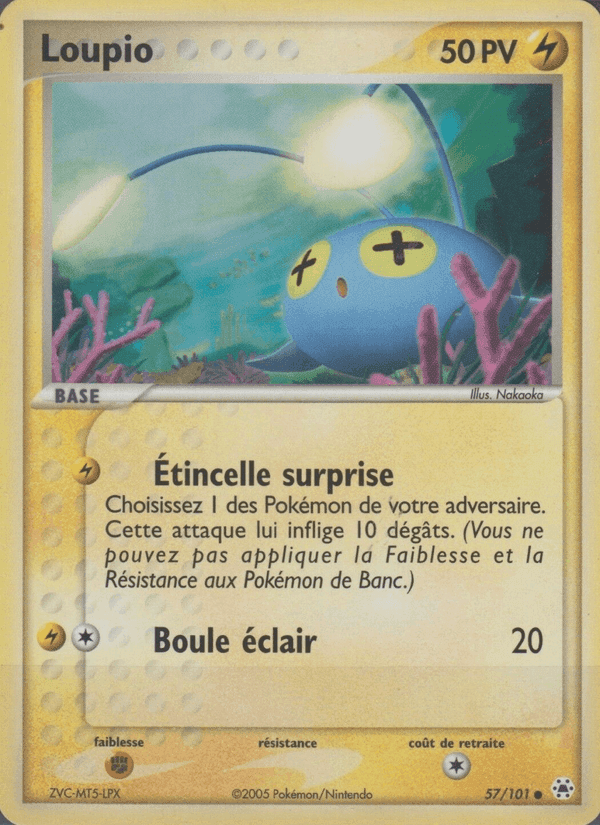 Loupio, carte 57 de EX Légendes Oubliées