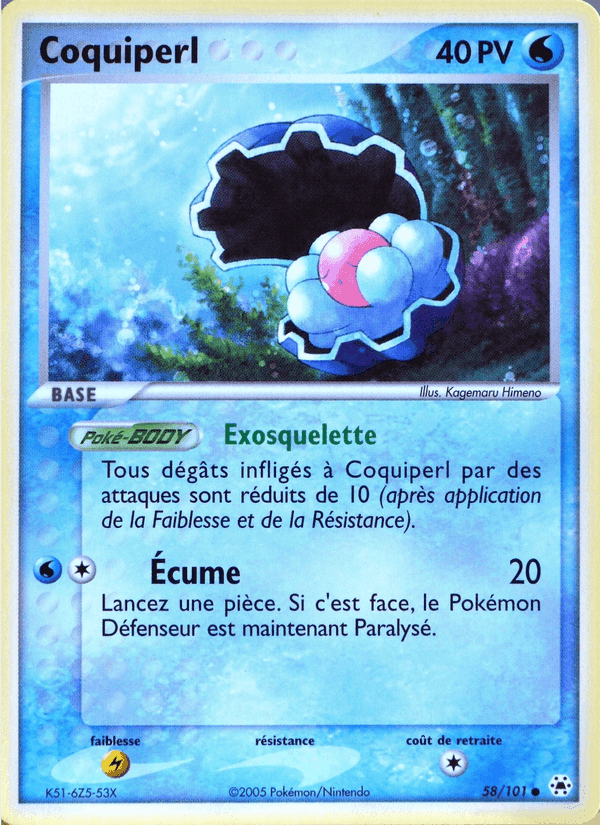 Coquiperl, carta 58 di EX Légendes Oubliées
