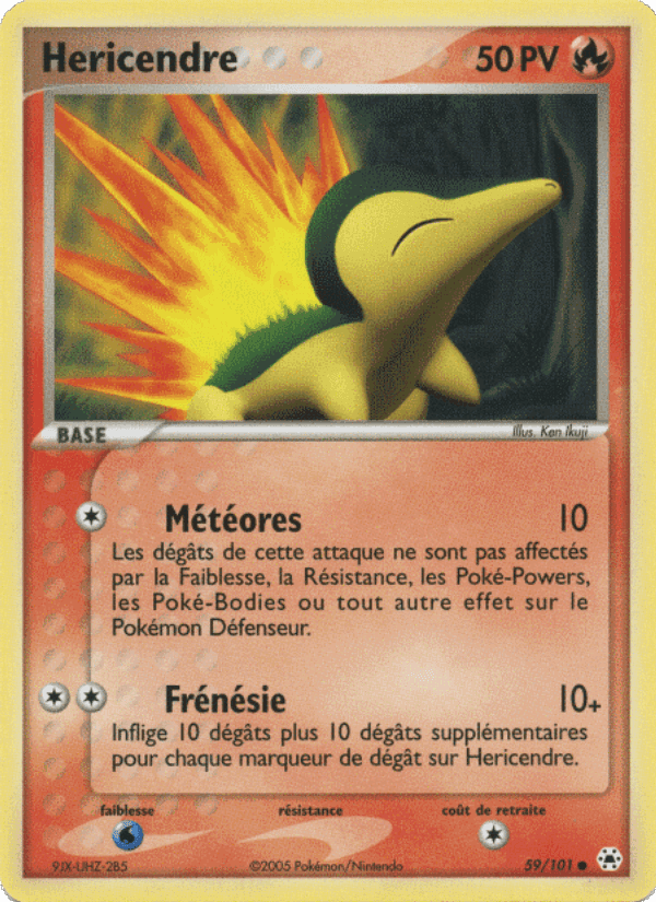 Héricendre, carte 59 de EX Légendes Oubliées