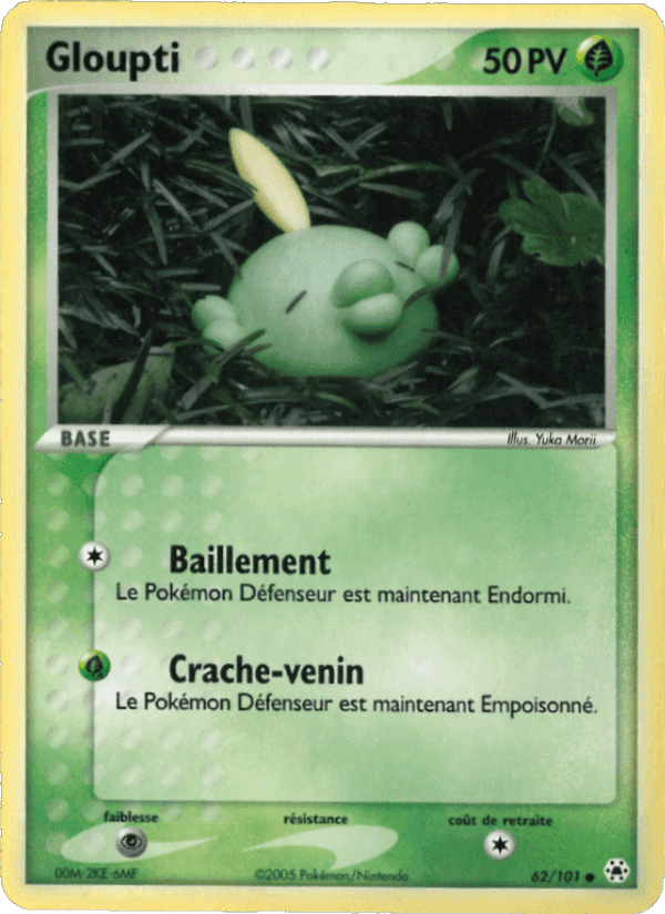 Gloupti, card 62 from EX Légendes Oubliées