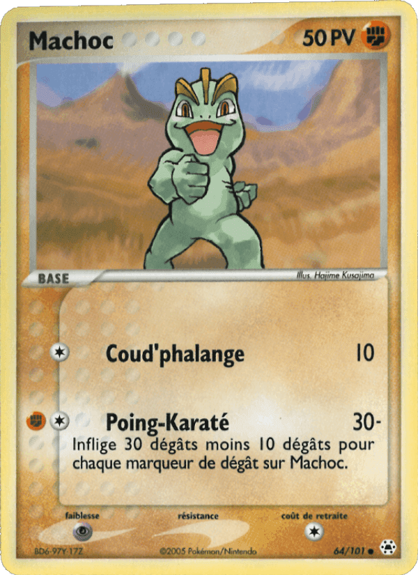 Machoc, carte 64 de EX Légendes Oubliées
