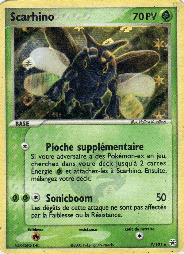 Scarhino, carte 7 de EX Légendes Oubliées