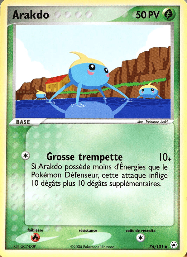 Arakdo, carte 76 de EX Légendes Oubliées