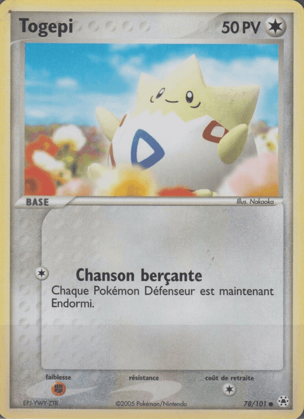 Togepi, carte 78 de EX Légendes Oubliées