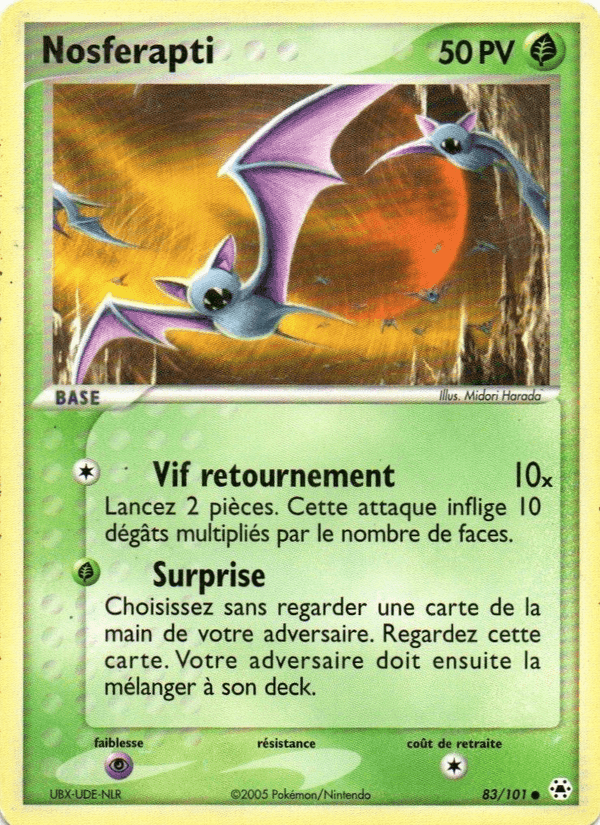 Nosferapti, carte 83 de EX Légendes Oubliées