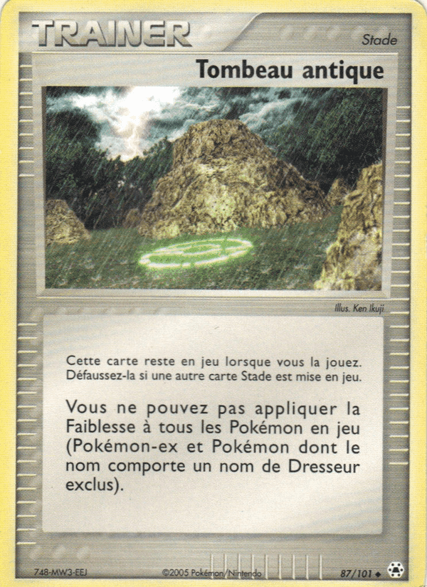 Tombeau antique, carta 87 di EX Légendes Oubliées