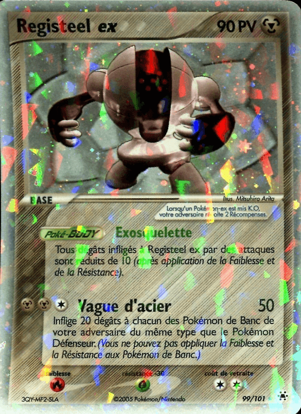 Registeel ex, carte 99 de EX Légendes Oubliées