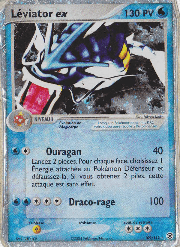 Léviator ex, carte 109 de EX Rouge Feu & Vert Feuille