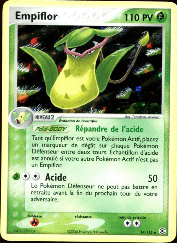 Empiflor, carta 17 di EX Rouge Feu & Vert Feuille