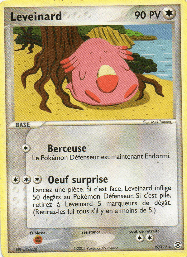 Leveinard, carte 19 de EX Rouge Feu & Vert Feuille