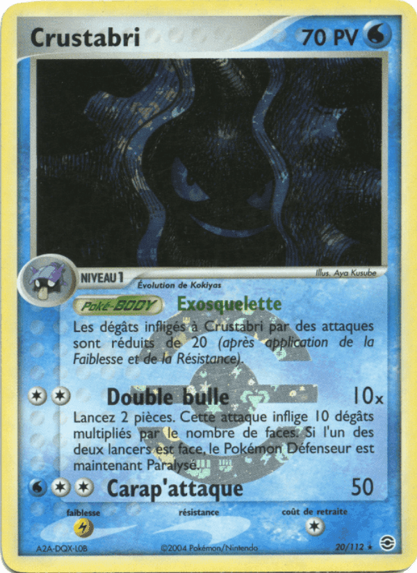 Crustabri, carta 20 di EX Rouge Feu & Vert Feuille