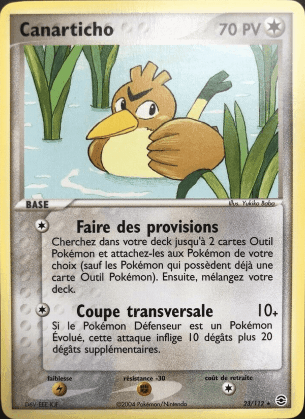 Canarticho, carte 23 de EX Rouge Feu & Vert Feuille