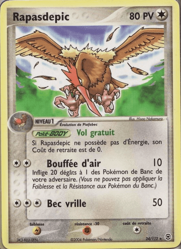 Rapasdepic, carta 24 di EX Rouge Feu & Vert Feuille