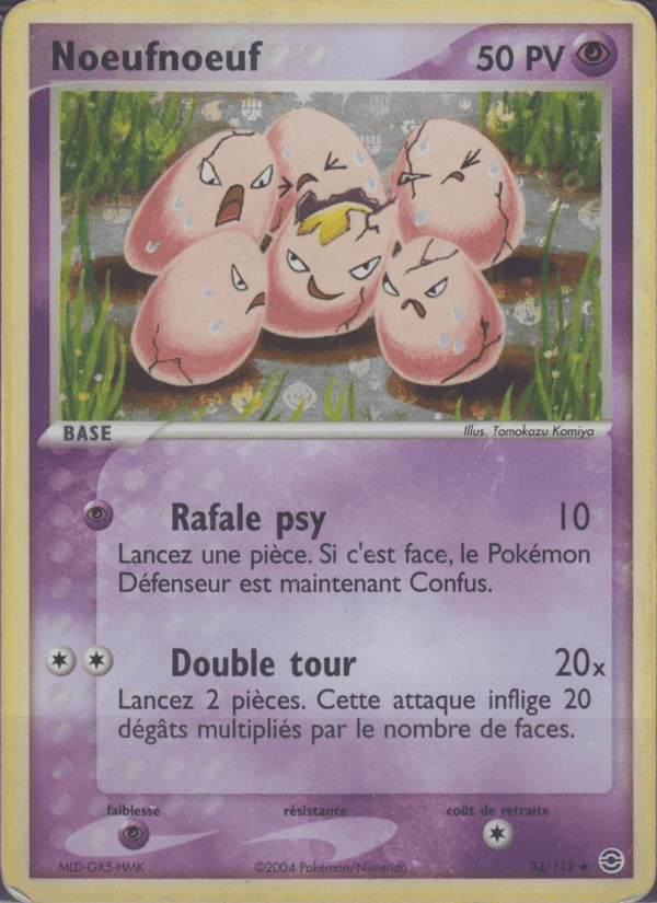 Noeufnoeuf, carta 33 de EX Rouge Feu & Vert Feuille