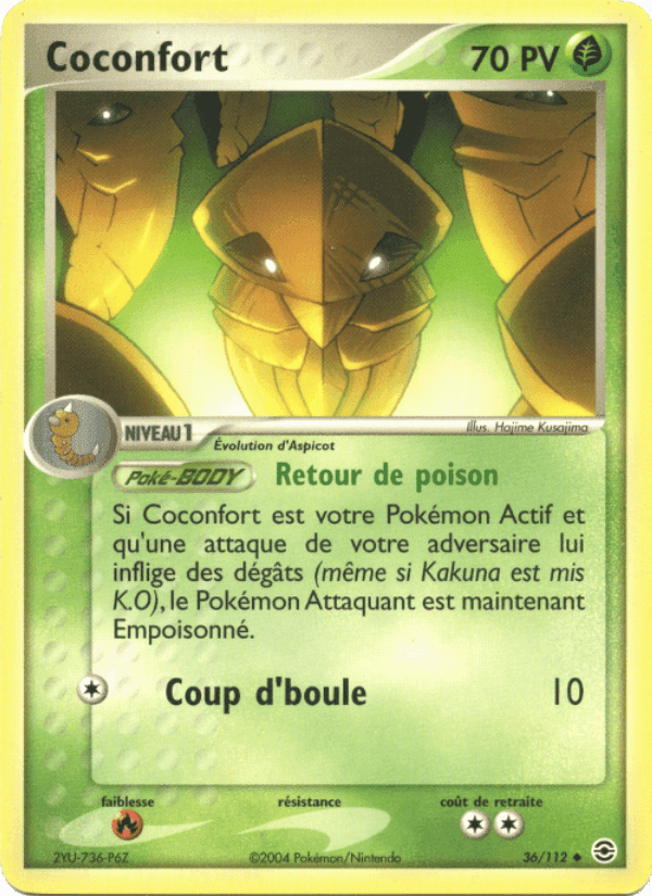 Coconfort, carte 36 de EX Rouge Feu & Vert Feuille