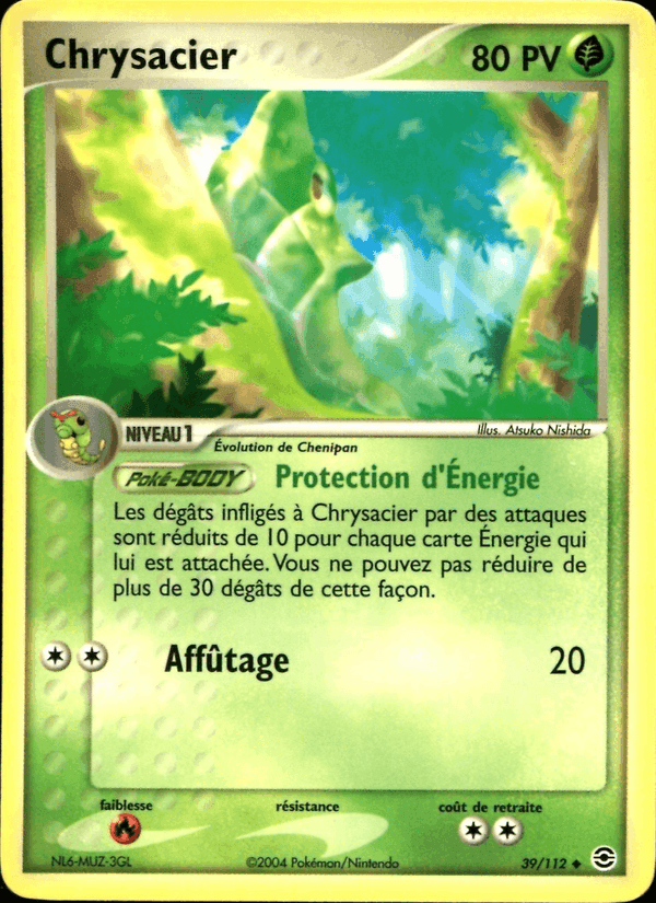 Chrysacier, carte 39 de EX Rouge Feu & Vert Feuille