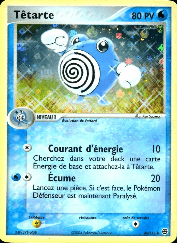 Têtarte, carte 46 de EX Rouge Feu & Vert Feuille