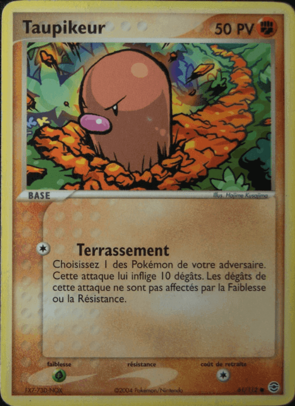 Taupikeur, carte 61 de EX Rouge Feu & Vert Feuille