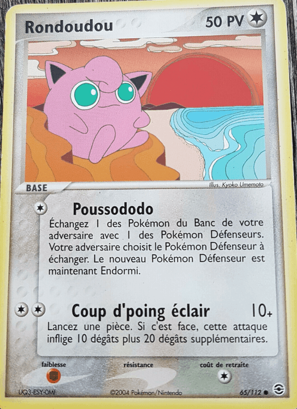 Rondoudou, carte 65 de EX Rouge Feu & Vert Feuille