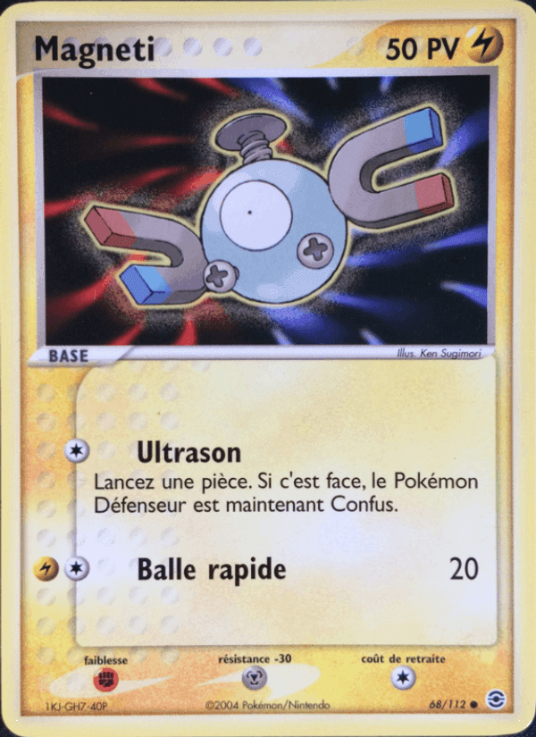 Magnéti, carte 68 de EX Rouge Feu & Vert Feuille
