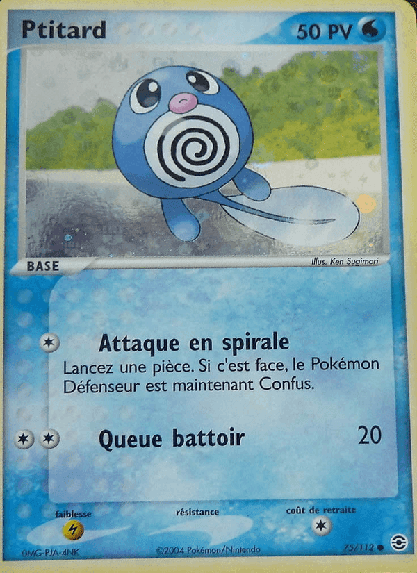 Ptitard, carte 75 de EX Rouge Feu & Vert Feuille