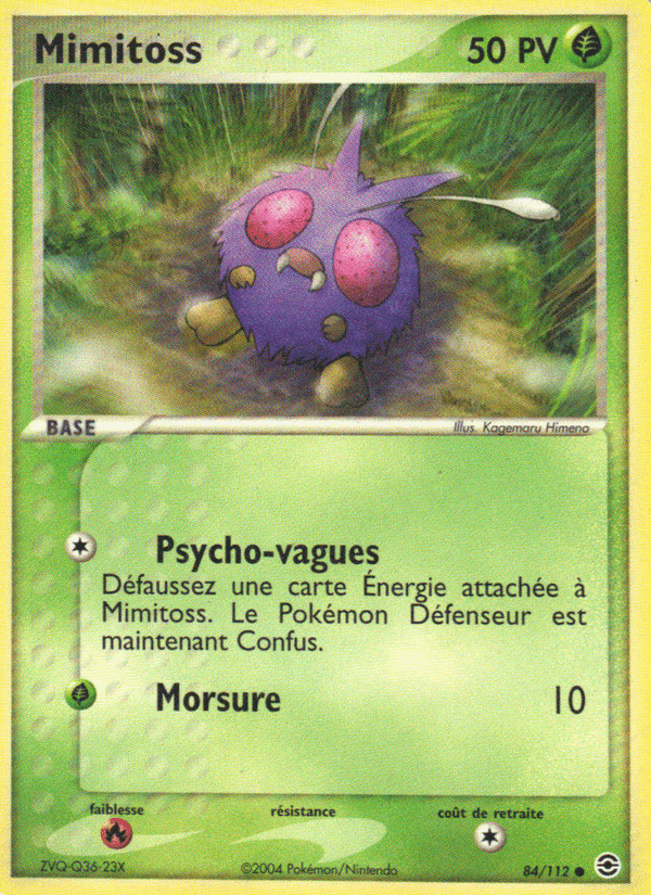 Mimitoss, carte 84 de EX Rouge Feu & Vert Feuille
