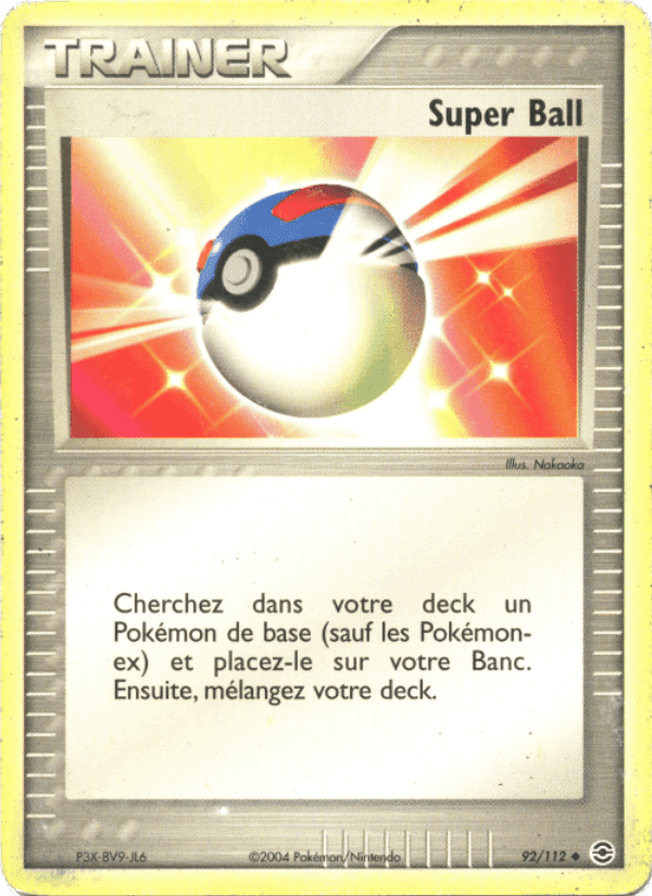 Super Ball, carte 92 de EX Rouge Feu & Vert Feuille