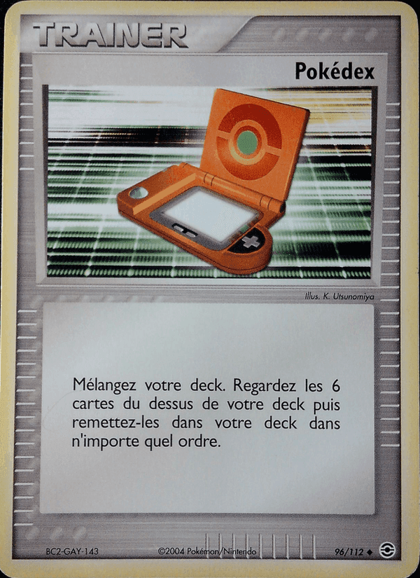 Pokédex, carte 96 de EX Rouge Feu & Vert Feuille
