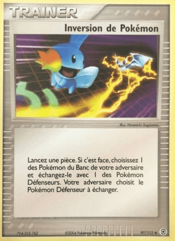 Inversion de Pokémon, card 97 from EX Rouge Feu & Vert Feuille