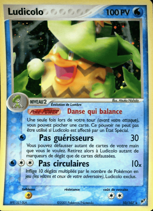 Ludicolo, carta 10 de EX Deoxys