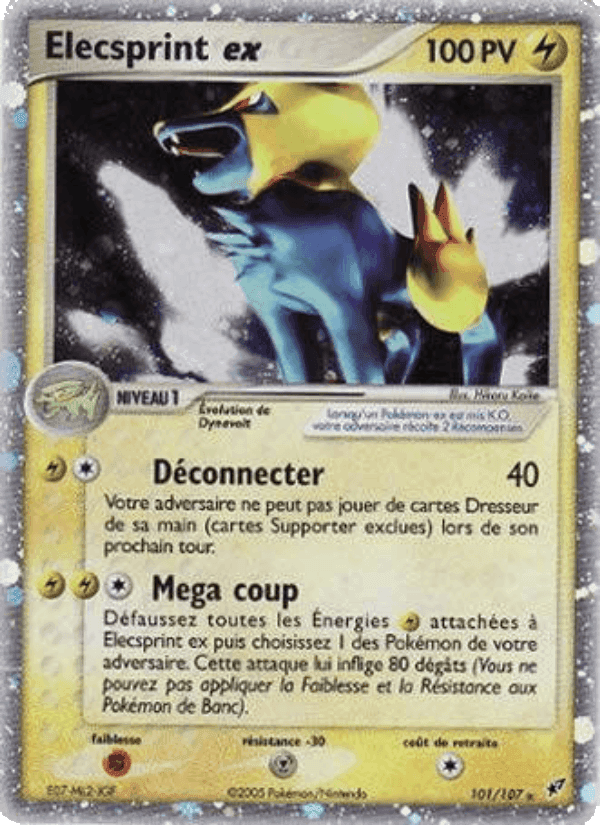 Elecsprint ex, carta 101 di EX Deoxys