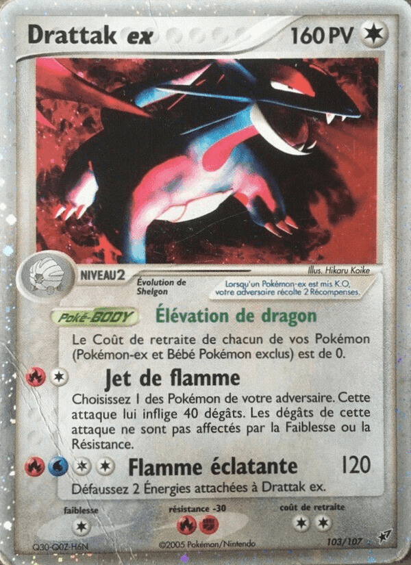 Drattak ex, carta 103 de EX Deoxys