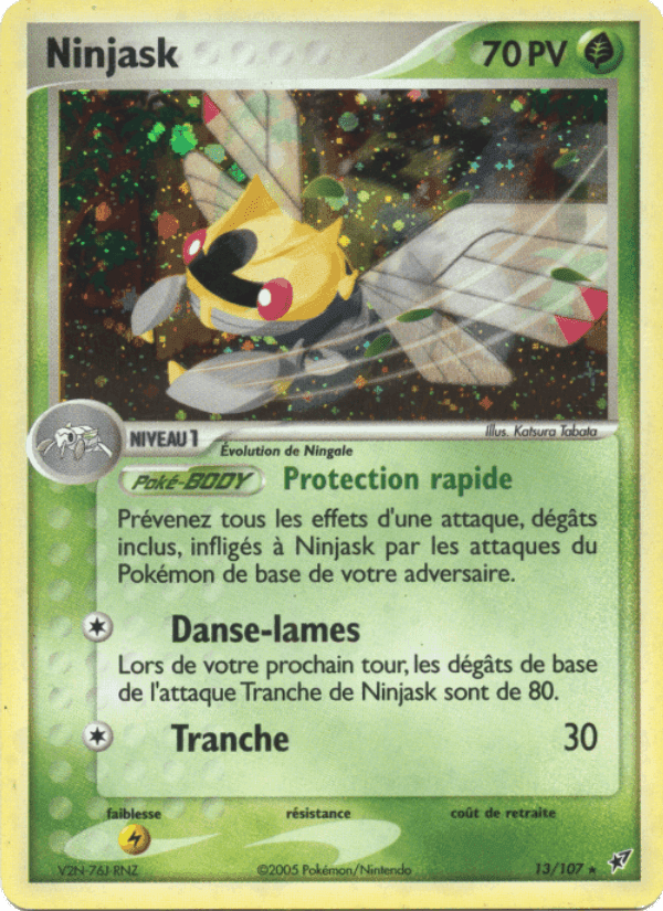 Ninjask, carta 13 di EX Deoxys