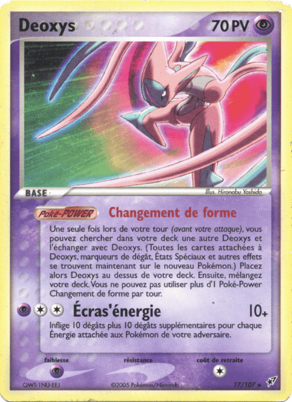 Deoxys, carte 17 de EX Deoxys