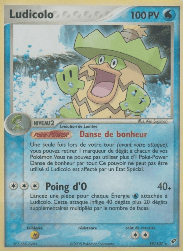 Ludicolo, carta 19 de EX Deoxys