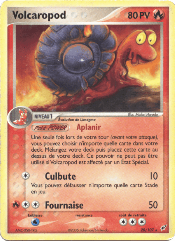 Volcaropod, carta 20 de EX Deoxys