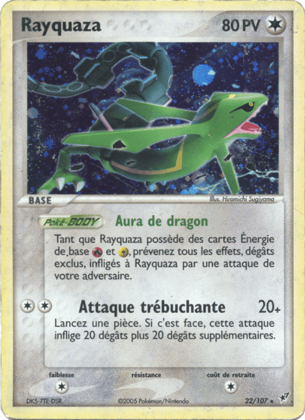 Rayquaza, carta 22 di EX Deoxys